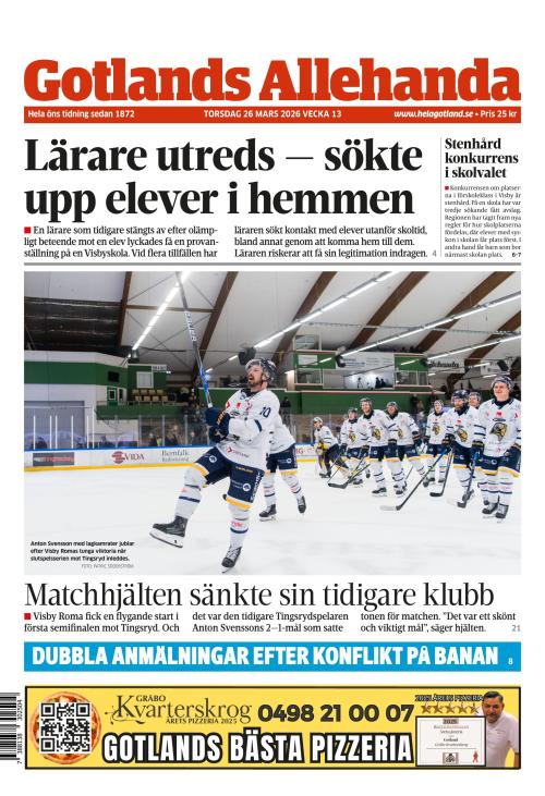 Gotlands Allehanda 26.3.2026
