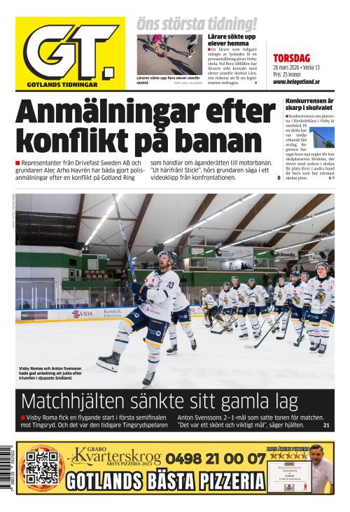 Gotlands Tidningar 26.3.2026