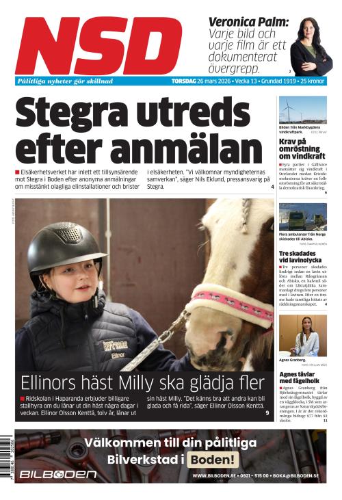 Norrländska Socialdemokraten 26.3.2026