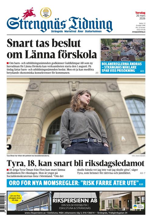 Strengnäs Tidning 26.3.2026