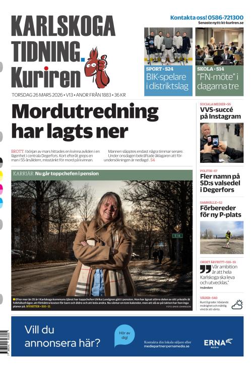 Karlskoga Tidning-Kuriren 26.3.2026