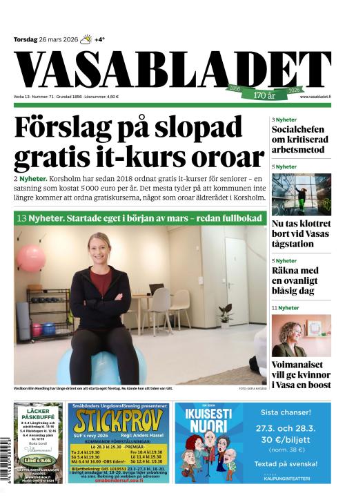 Vasabladet 26.3.2026