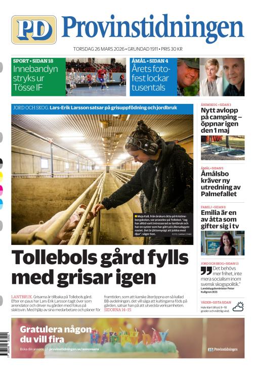 Provinstidningen Dalsland 26.3.2026