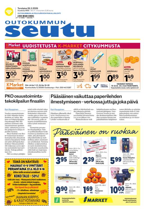 Outokummun Seutu 26.3.2026