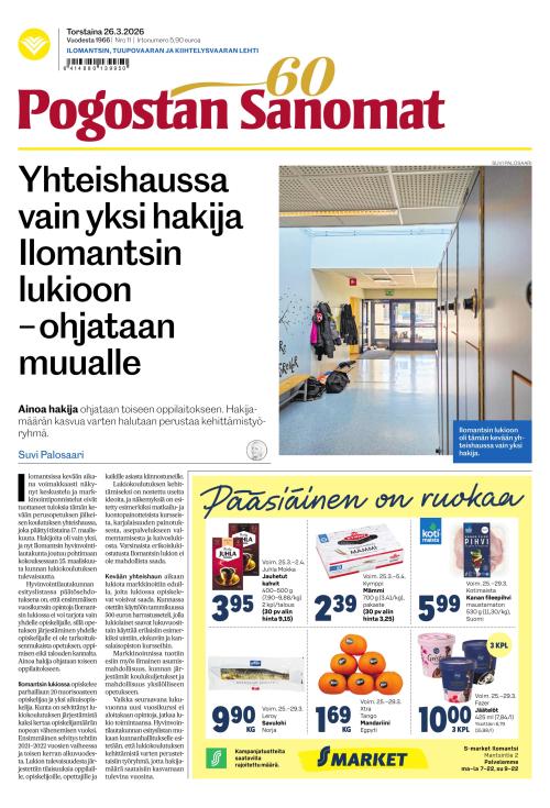 Pogostan Sanomat 26.3.2026