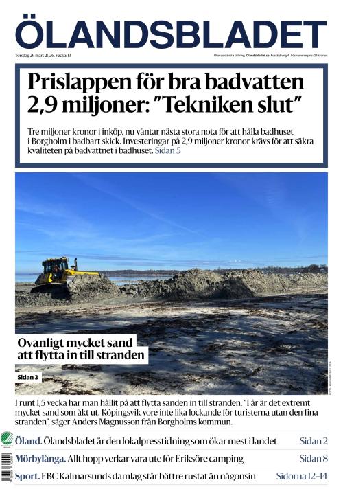 Ölandsbladet 26.3.2026