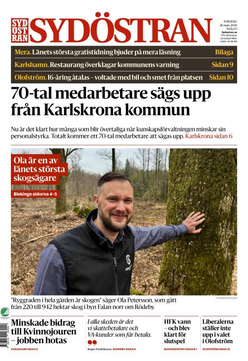 Sydöstran 26.3.2026