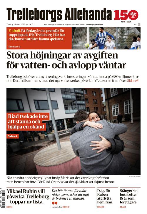 Trelleborgs Allehanda 26.3.2026