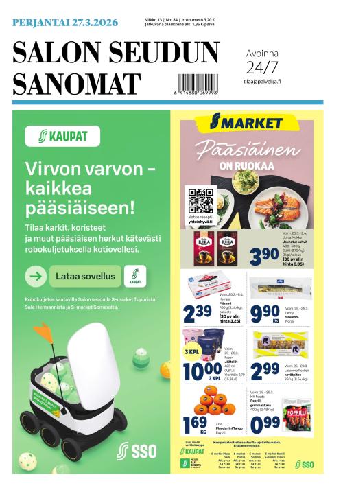 Salon Seudun Sanomat 27.3.2026