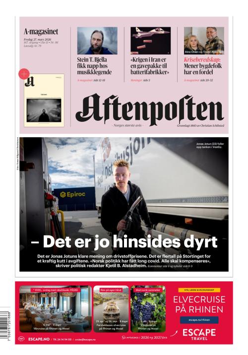 Aftenposten 27.3.2026