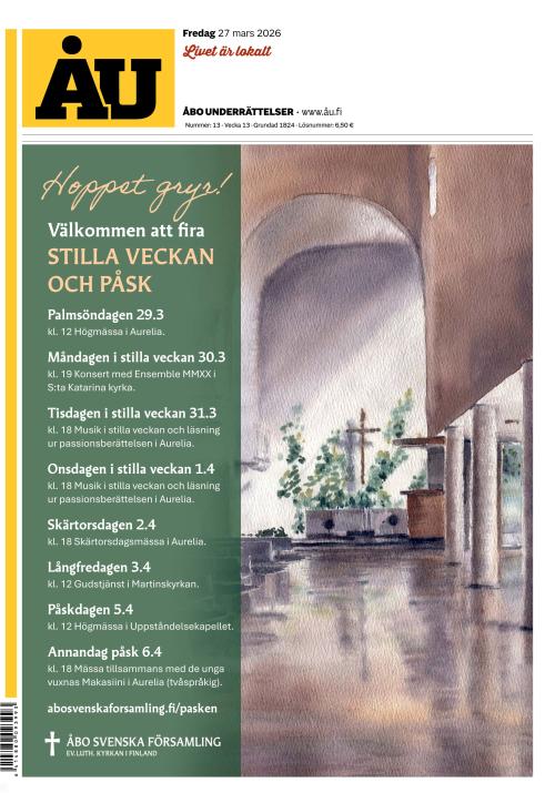 Åbo Underrättelser 27.3.2026