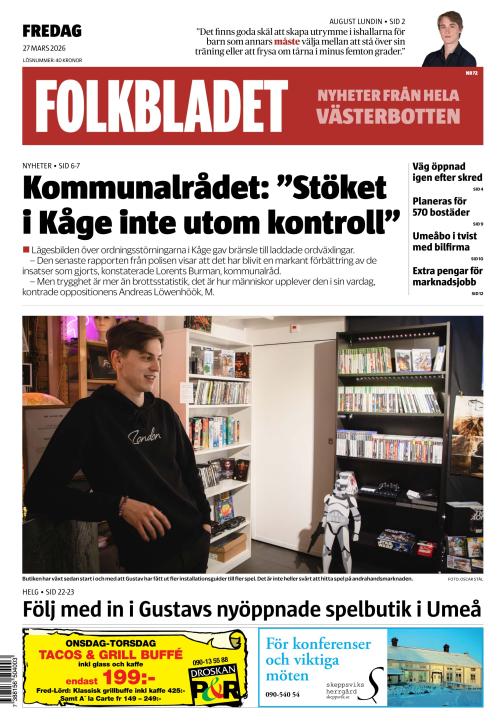 Folkbladet (Västerbotten) (SE) 27.3.2026