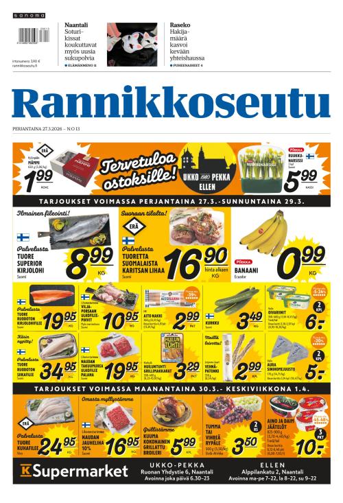 Rannikkoseutu 27.3.2026
