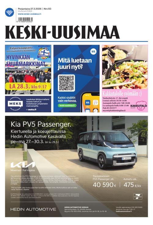 Keski-Uusimaa 27.3.2026