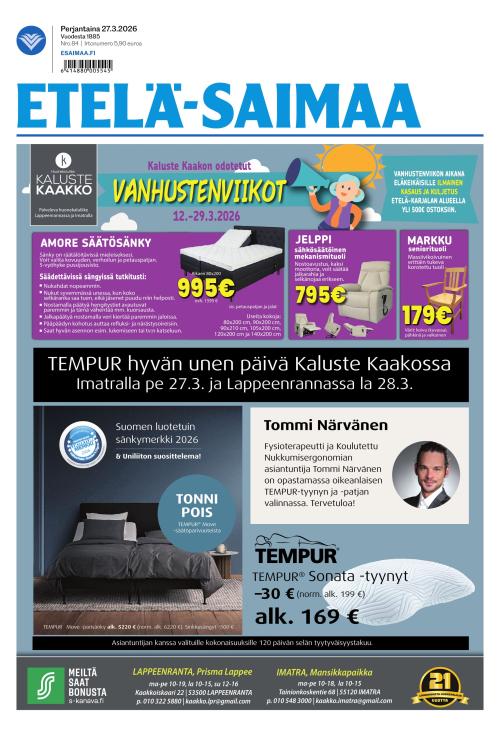 Etelä-Saimaa 27.3.2026