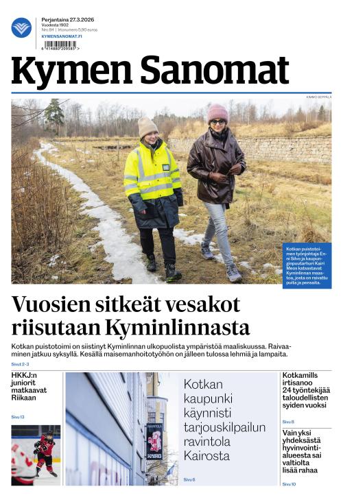Kymen Sanomat 27.3.2026