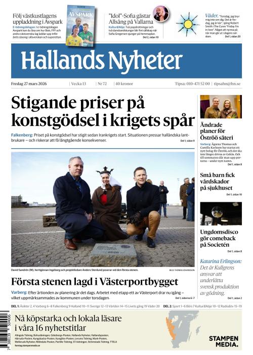 Hallands Nyheter 27.3.2026