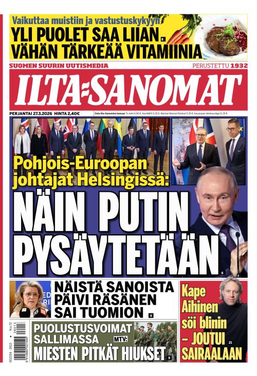 Ilta-Sanomat 27.3.2026