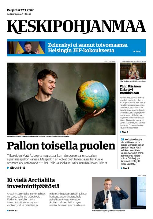 Keskipohjanmaa 27.3.2026