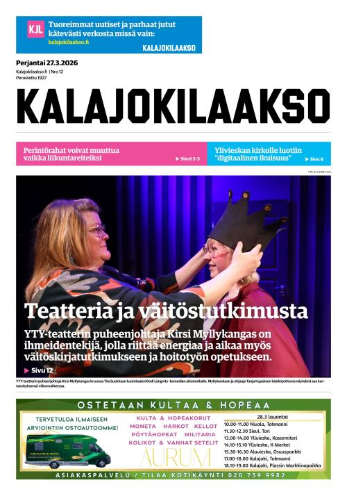 Kalajokilaakso ja Kalajaska 27.3.2026