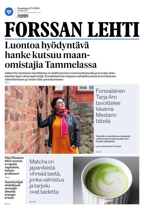 Forssan Lehti 27.3.2026
