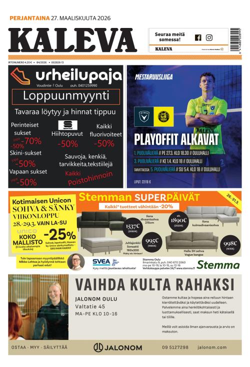 Kaleva 27.3.2026