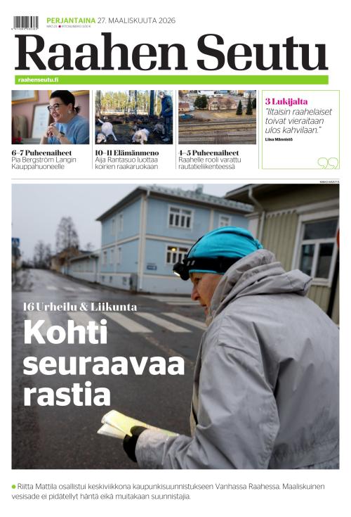 Raahen Seutu 27.3.2026