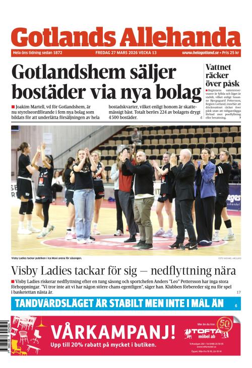Gotlands Allehanda 27.3.2026