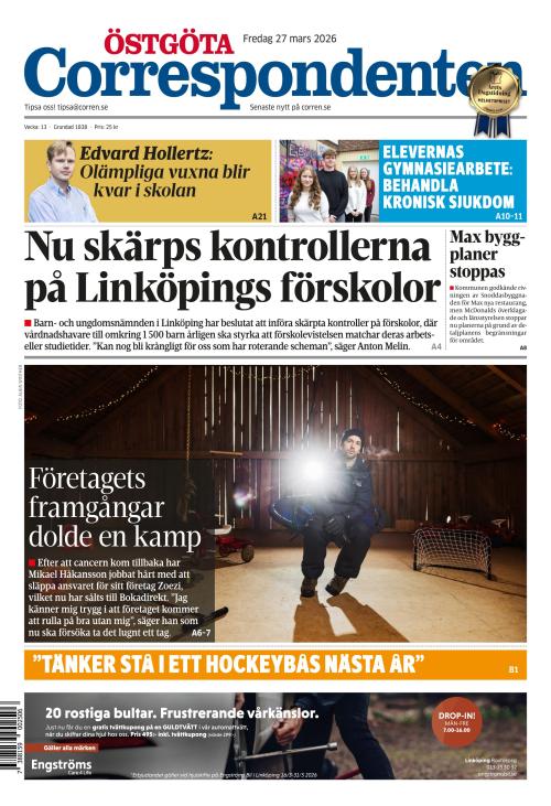 Östgöta Correspondenten 27.3.2026
