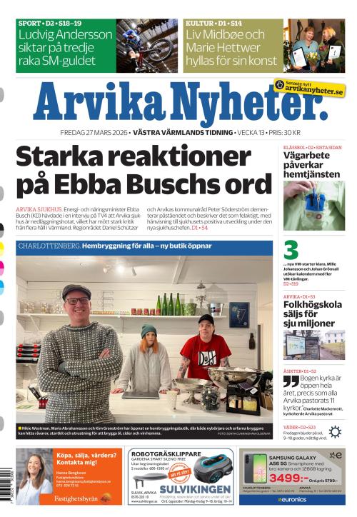 Arvika Nyheter 27.3.2026