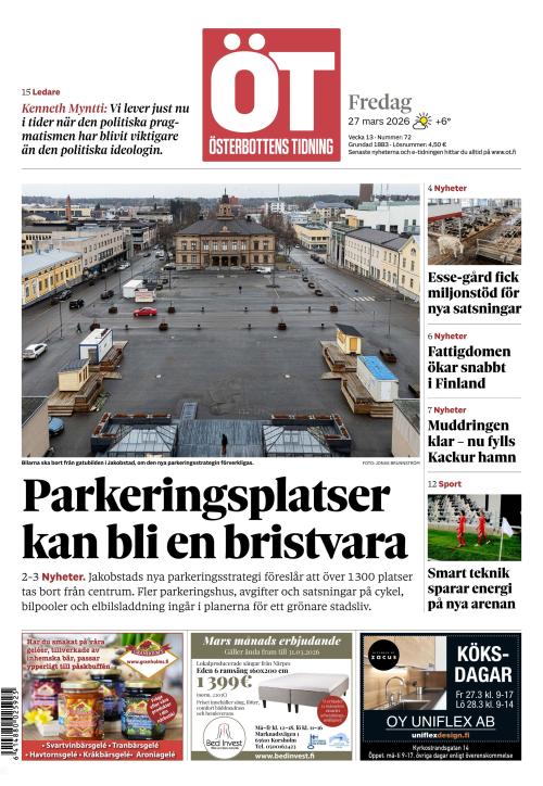 Österbottens Tidning 27.3.2026