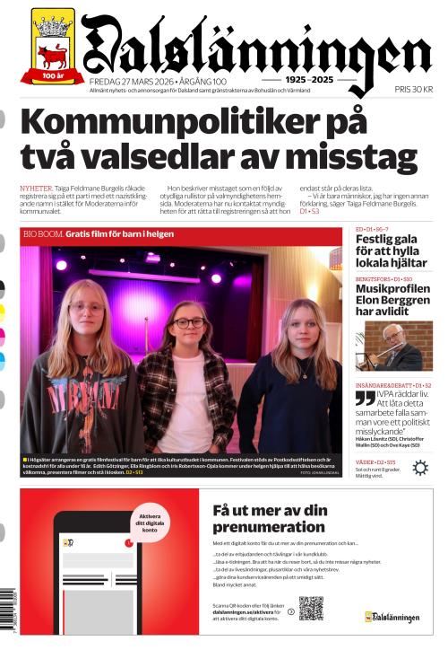 Dalslänningen 27.3.2026