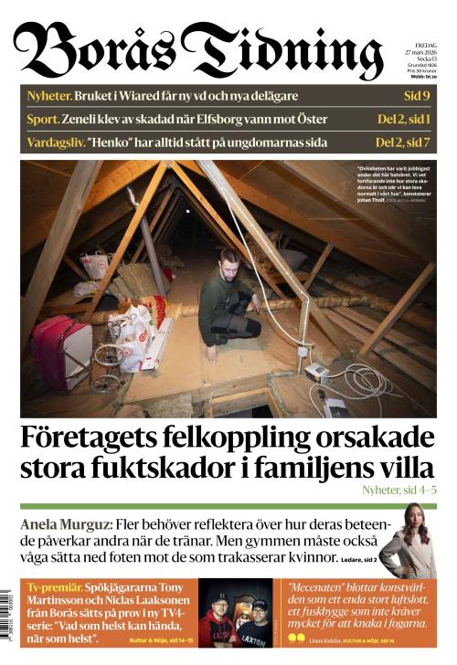 Borås Tidning 27.3.2026