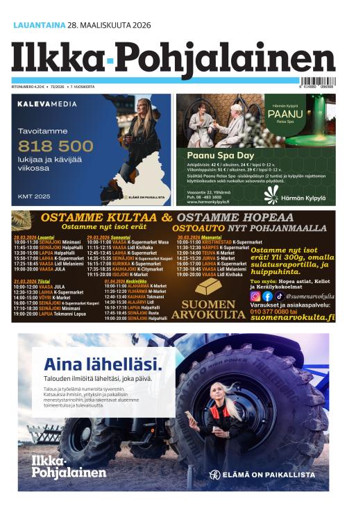 Ilkka-Pohjalainen 28.3.2026