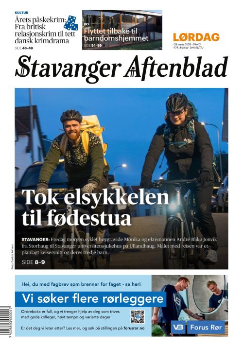 Stavanger Aftenblad 28.3.2026
