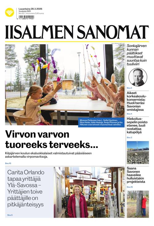 Iisalmen Sanomat 28.3.2026