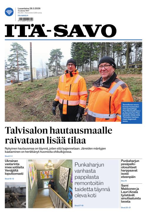 Itä-Savo 28.3.2026