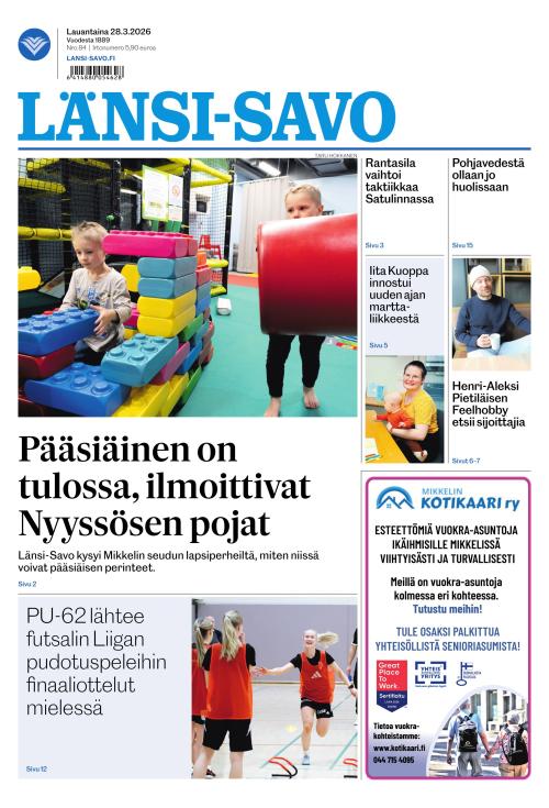 Länsi-Savo 28.3.2026