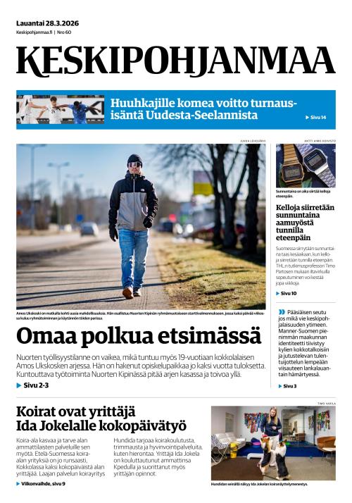 Keskipohjanmaa 28.3.2026