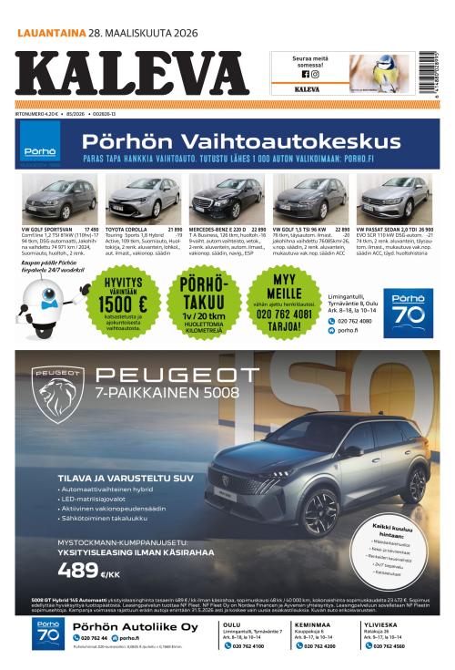 Kaleva 28.3.2026