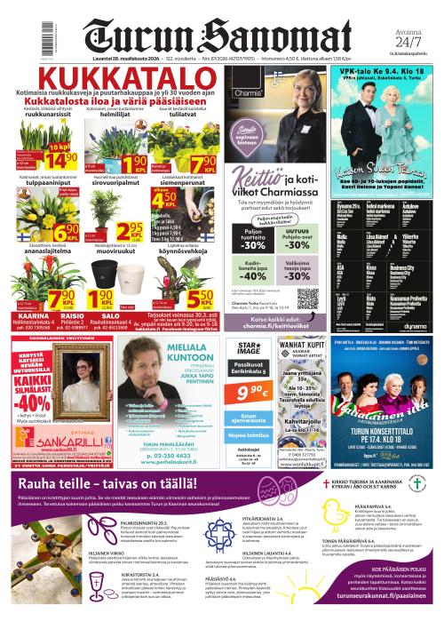 Turun Sanomat 28.3.2026