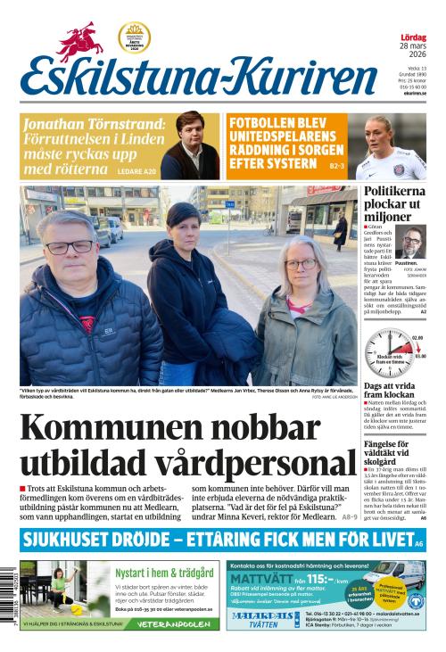 Eskilstuna-Kuriren 28.3.2026
