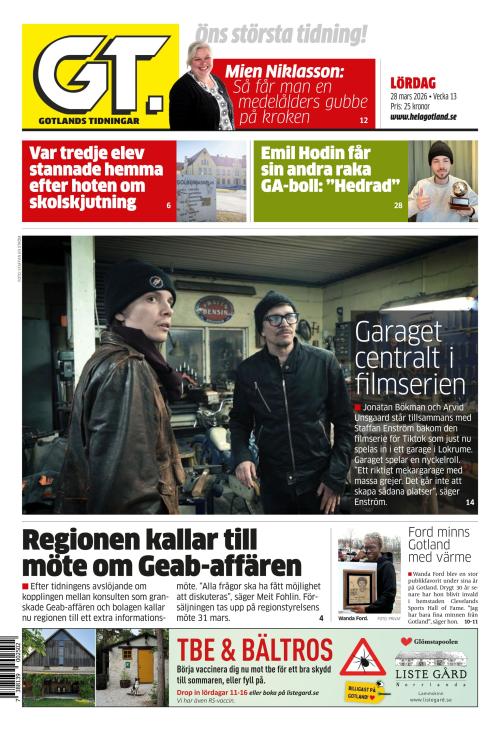 Gotlands Tidningar 28.3.2026