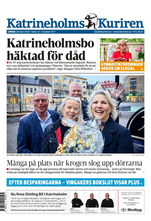 Katrineholms-Kuriren 28.3.2026