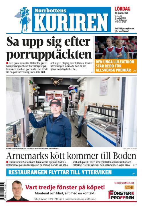 Norrbottens-kuriren 28.3.2026