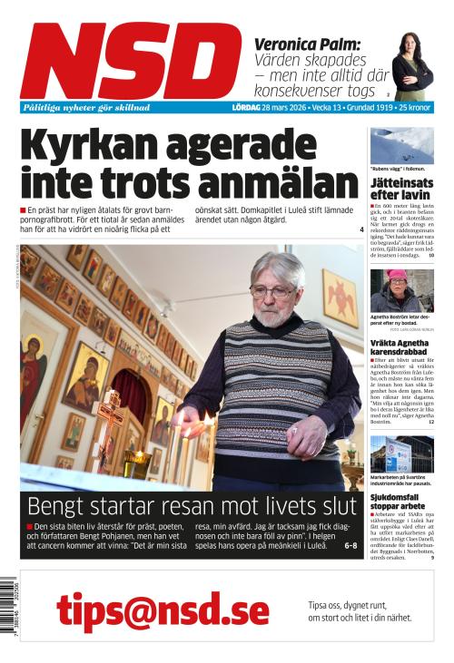 Norrländska Socialdemokraten 28.3.2026