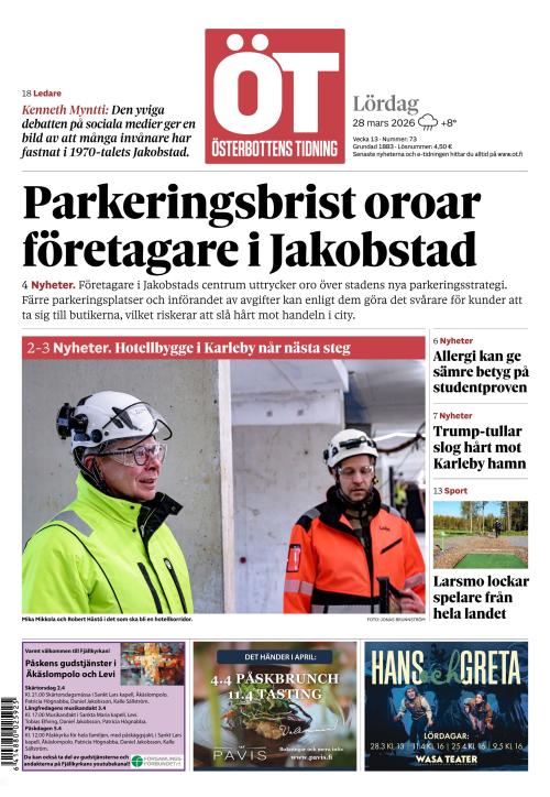 Österbottens Tidning 28.3.2026
