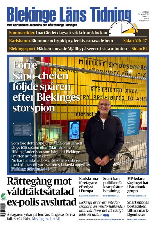 Blekinge Läns Tidning 28.3.2026