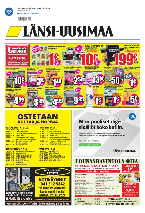 Länsi-Uusimaa 29.3.2026