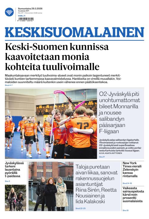 Keskisuomalainen 29.3.2026